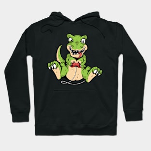 T-Rex Dinosaur Gaming Hoodie